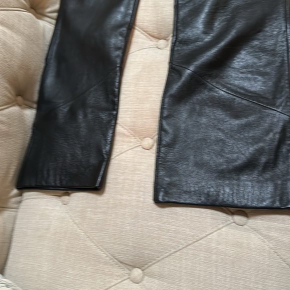 Wilsons Leather Pelle Studio Women's Bootcut Leather Pants in Black Size US 6. - Picture 4 of 13